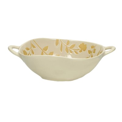 Bowl ROMANCE L 24.5 x W 18.5 x H 6 cm - slatted Pomax