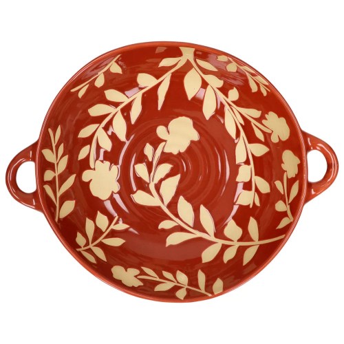 ROMANCE bowl L 31 x W 24.5 x H 7.5 cm - paprika