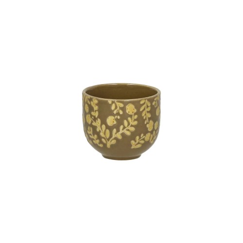 ROMANCE beker DIA 7 x H 6 cm - komijn
