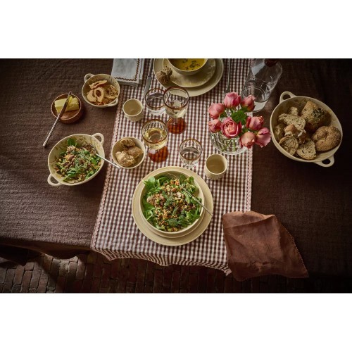 Plate ROMANCE DIA 20.3 x H 4.5 cm - latte