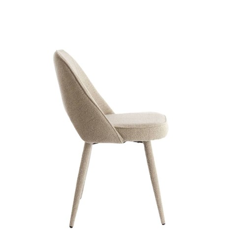 Sedia 57x51x84 cm DJESLIN grigio chiaro