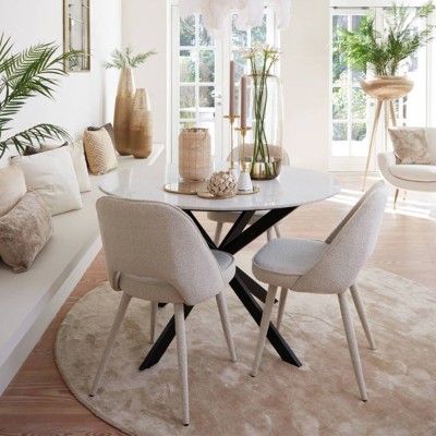 DJESLIN beige chair 57x51x84 cm 2