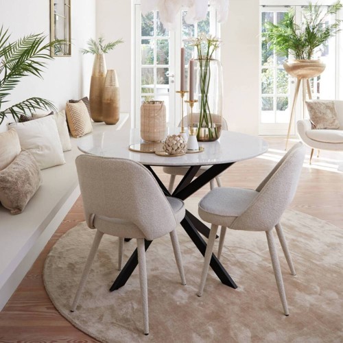 Chaise 57x51x84 cm DJESLIN beige