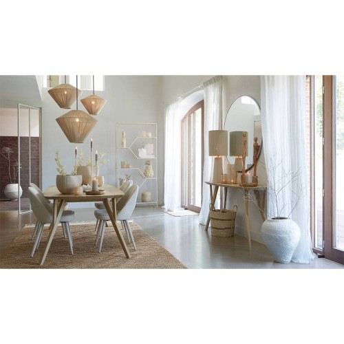 DJESLIN beige stoel 57x51x84 cm