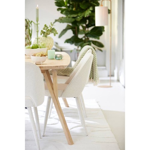 DJESLIN beige chair 57x51x84 cm