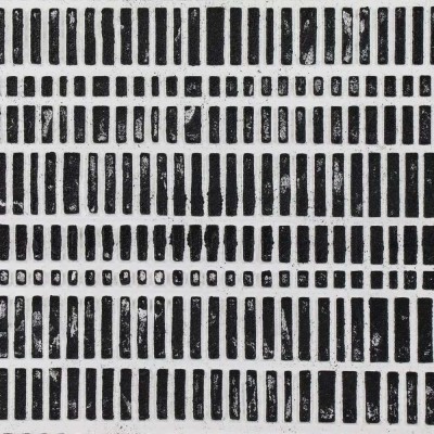 Canvas with WHITE frame L 90 x W 5 x H 120 cm - black/white 2