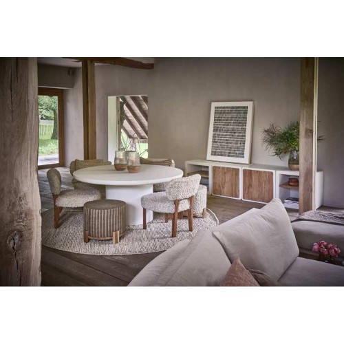 Tela con telaio BIANCO L 90 x L 5 x H 120 cm - nero/bianco