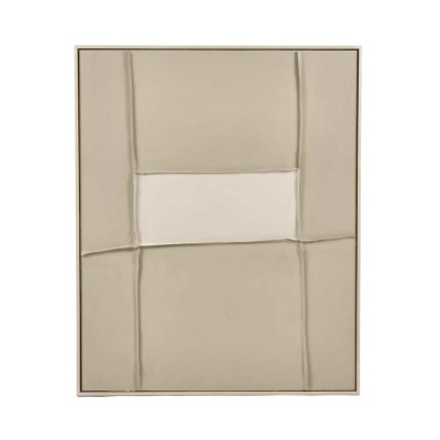 Canvas with WHITE frame L 80 x W 5 x H 100 cm - sand Pomax