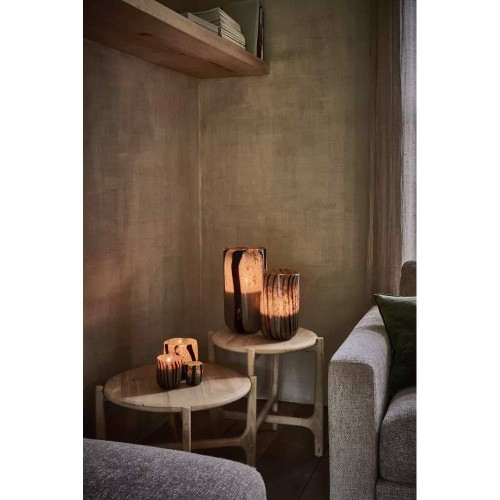 Mesa auxiliar CABANE DIA 45 x H 50 cm - natural