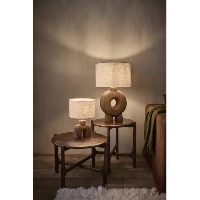 Table d'appoint CABANE DIA 45 x H 50 cm - noyer 2