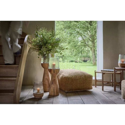 Sitzsack AYALA L 60 x W 60 x H 30 cm - braun