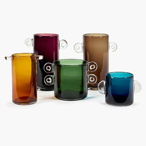 Dunkelblaue Vase Wind