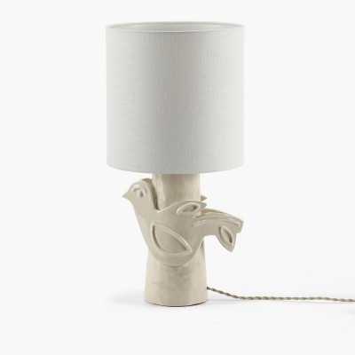 Weiße Tischlampe - weiß Paloma Serax