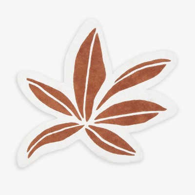 Tapis feuille tropicale UTAN Lilipinso