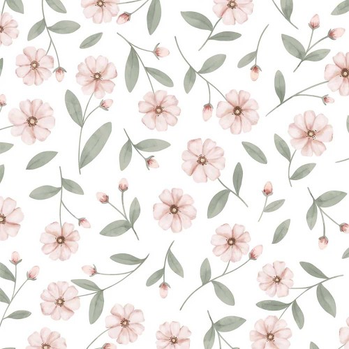 Papel pintado EDEN - Resplandor y capullos de flores