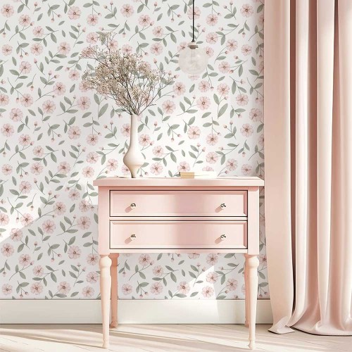 EDEN behang - Straling en bloemknoppen