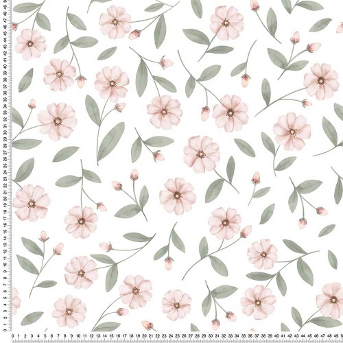 Papier peint EDEN - Éclat et boutons de fleurs