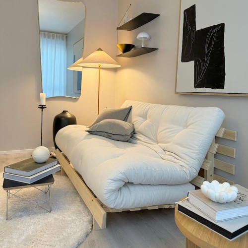 Divano letto Roots 160 - 734 Grigio scuro