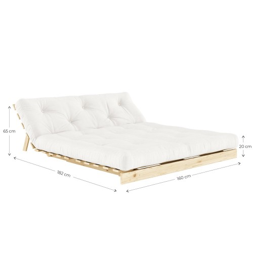 Schlafsofa Roots 160 - 756 Olive Green