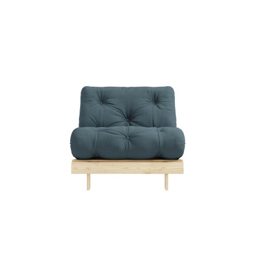 Sofa bed ROOTS 90 - 757 Petrol Blue
