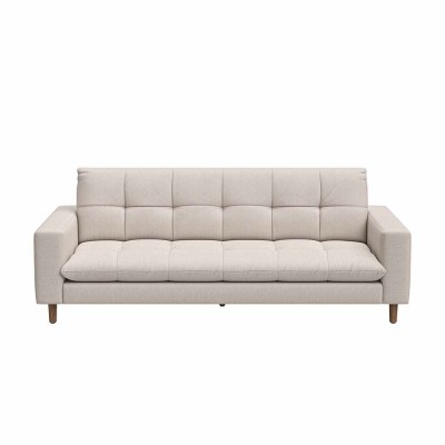 Sofá Nelson 3,5 plazas, Beige suave, Chenilla Jacquard Vogue Riviera Maison