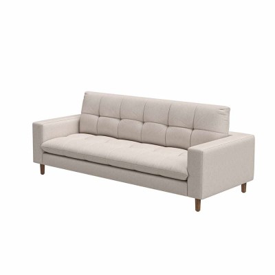 Nelson 3,5-Sitzer-Sofa, Beige Doux, Chenille Jacquard Vogue 2