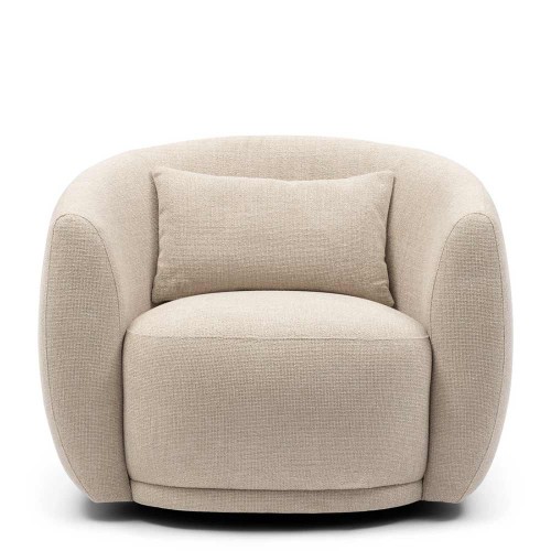 Leonardo draaibare fauteuil, Naturel