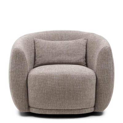 Leonardo swivel armchair, Taupe Riviera Maison
