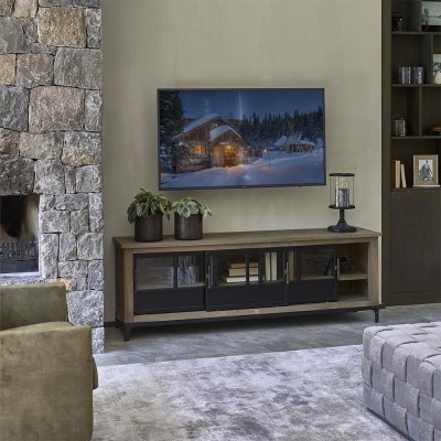 Tv-meubel Hoxton, zwart 2