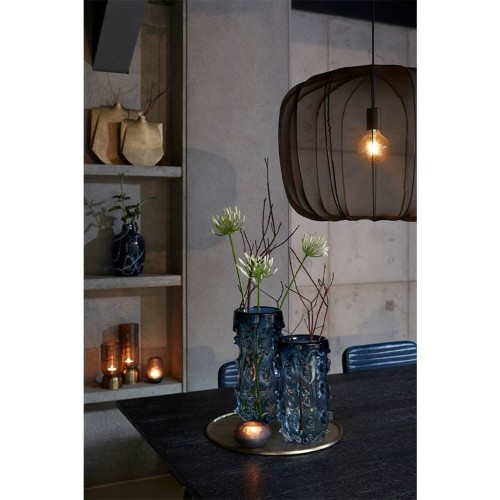 Hanging lamp Ø50x37.5 cm PLUMERIA black