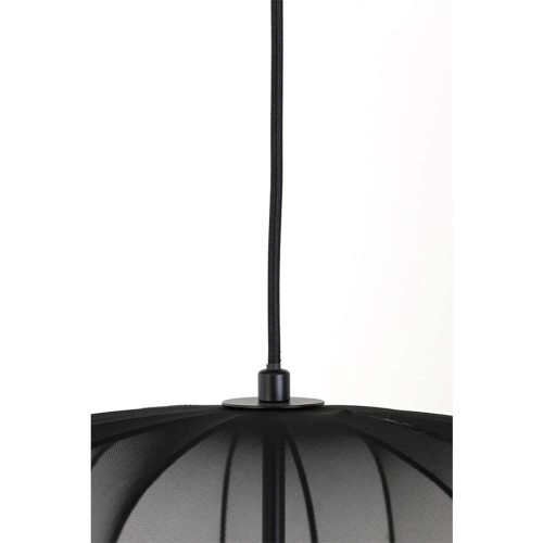 Hanglamp Ø50x37,5 cm PLUMERIA zwart