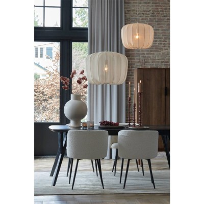 Suspension Ø50x37,5 cm PLUMERIA sable 2