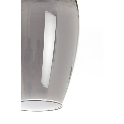 Hanglamp LUKARO antiek brons gerookt glas