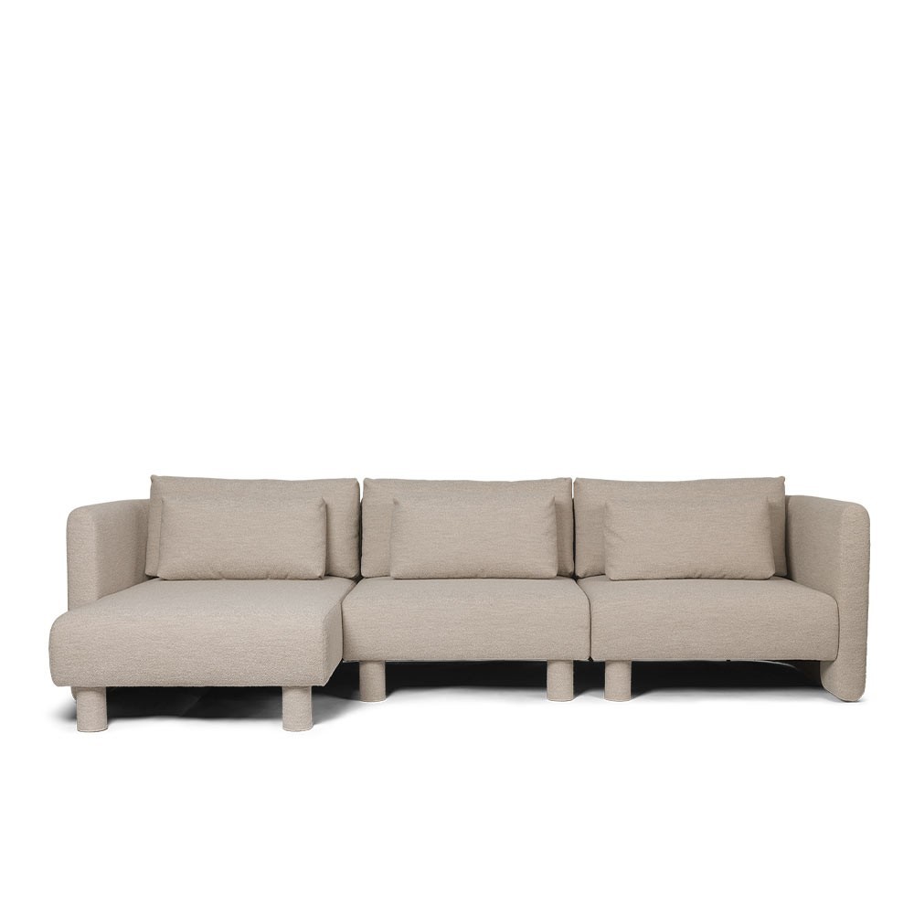 Sofa Dase Armlehne rechts Soft Bouclé