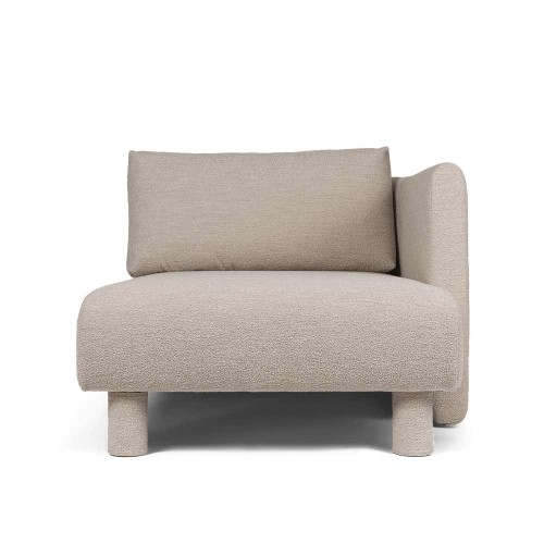 Canapé Dase Méridienne Droite Soft Bouclé