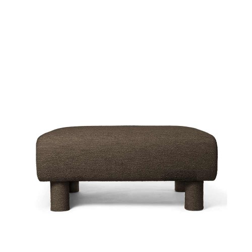 Pouf Dase Soft Bouclé dark brown