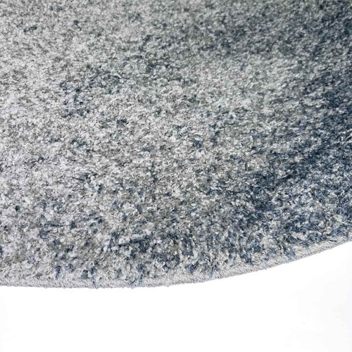 Round blue Pacifik rug Edito Paris