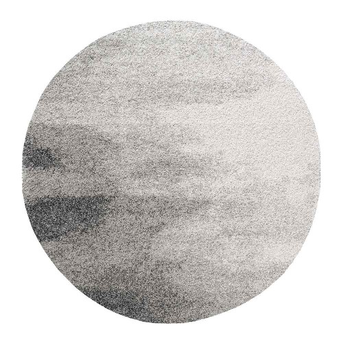 Round gray Pacifik rug Edito Paris
