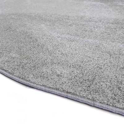 Tapis Pacifik gris rond Edito Paris 2