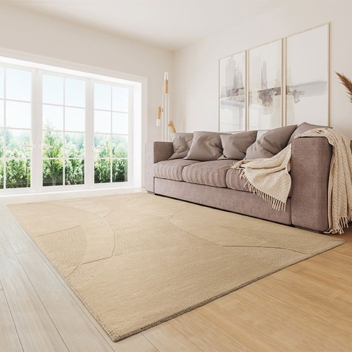 Alfombra Piana - beige oscuro