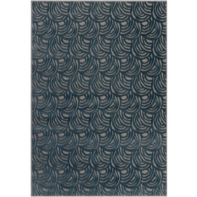 Chiara Teppich 1016 - grau/blau Acsento