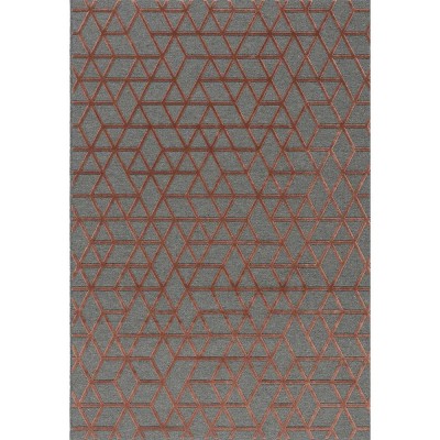 Tapis Chiara 826 - gris/rouge Acsento