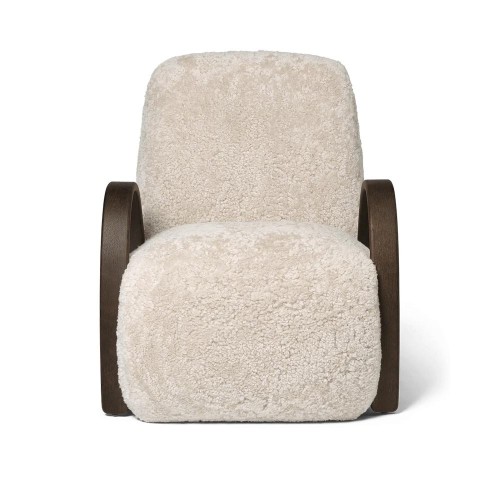 Lounge armchair Buur - Moonlight sheepskin