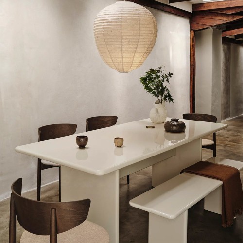 Rink bench - eggshell