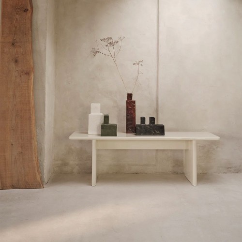 Rink bench - eggshell