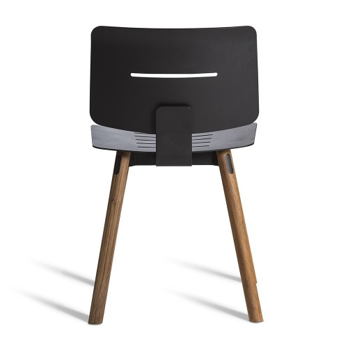 Chaise Coco anthracite Oasiq