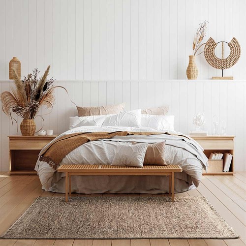 Elba vloerkleed - bruin