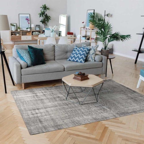 Grunge rug - metallic