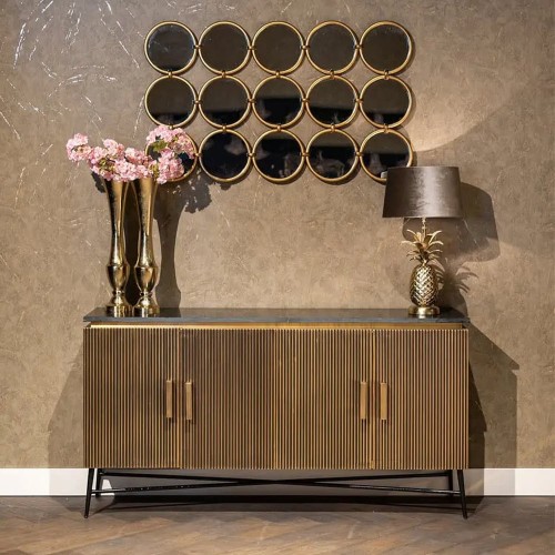 Buffet Ironville 4-portes (Or)
