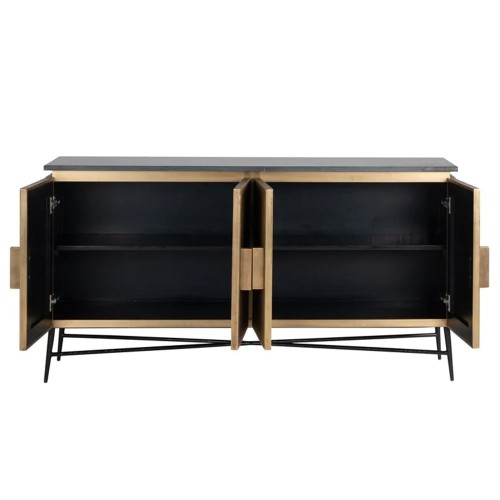Credenza Ironville a 4 ante (Oro)